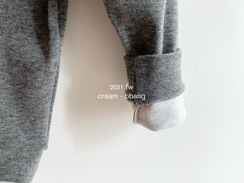 CREAM BBANG - Korean Children Fashion - #Kfashion4kids - Fleece Jogger Leggings - 6