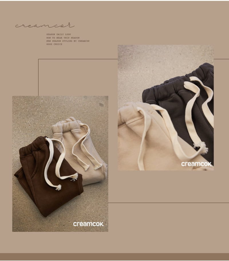 CREAMCOK - Korean Children Fashion - #Kfashion4kids - Good Fleece Pants - 10