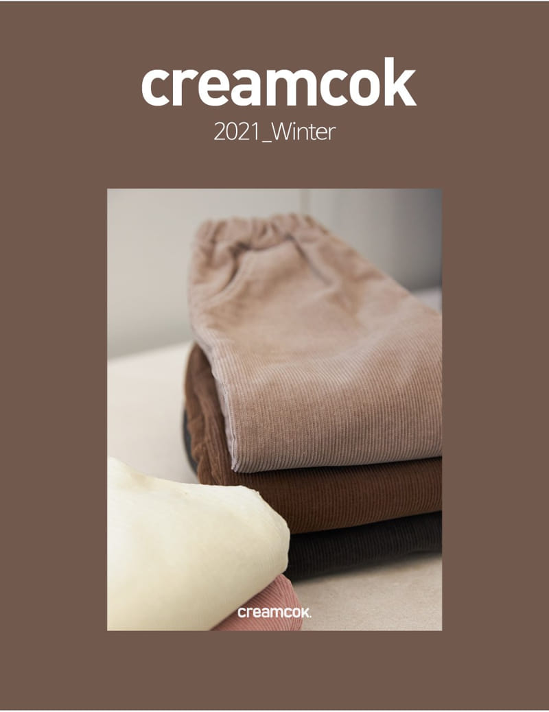 CREAMCOK - Korean Children Fashion - #Kfashion4kids - Today Rib Bonding Pants - 6