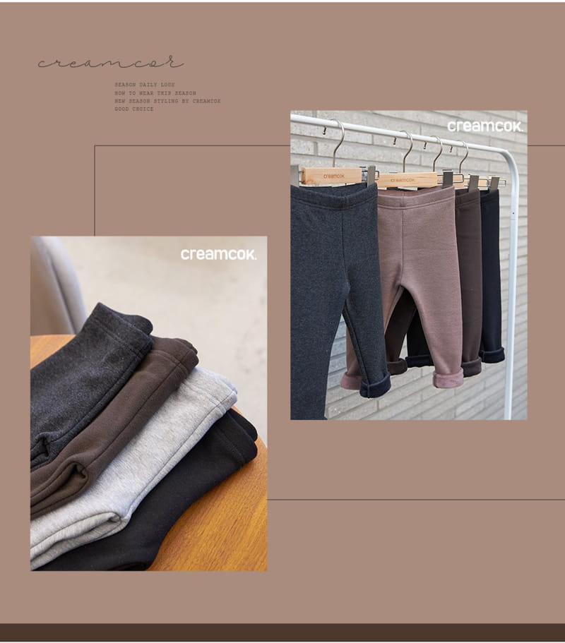 CREAMCOK - Korean Children Fashion - #Kfashion4kids - Daily Mink Leggings - 10