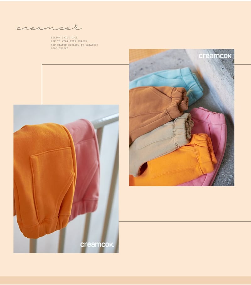 CREAMCOK - Korean Children Fashion - #Kfashion4kids - Everyday Wear Fleece Pants - 10
