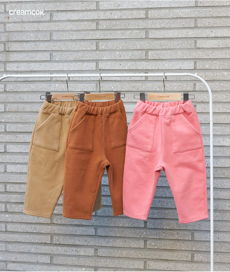 CREAMCOK - Korean Children Fashion - #Kfashion4kids - Everyday Wear Fleece Pants - 3