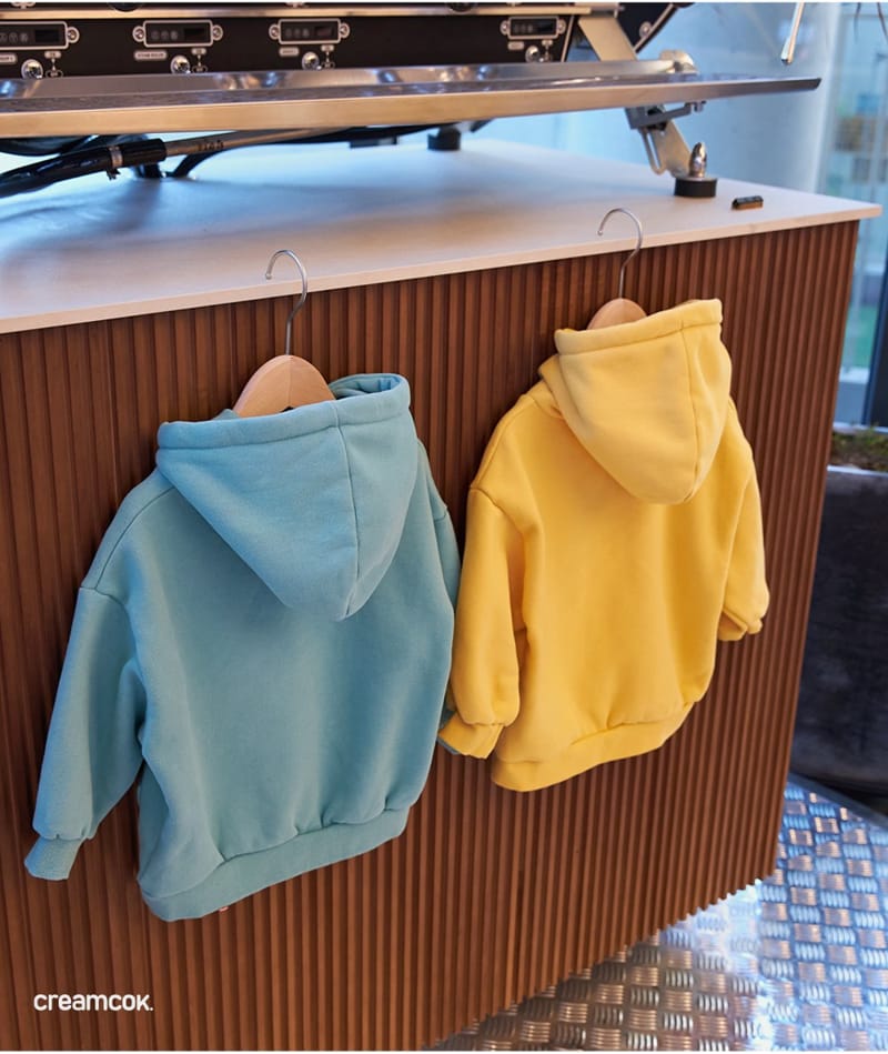 CREAMCOK - Korean Children Fashion - #Kfashion4kids - Simple Fleece Hoody - 10