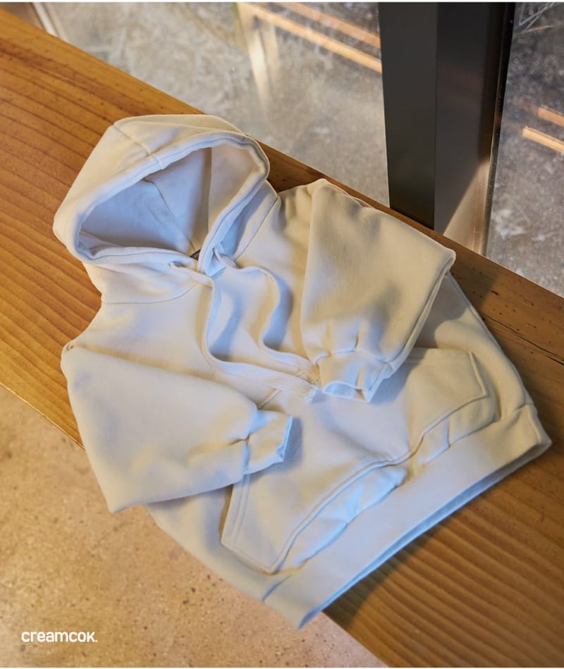 CREAMCOK - Korean Children Fashion - #Kfashion4kids - Simple Fleece Hoody - 12