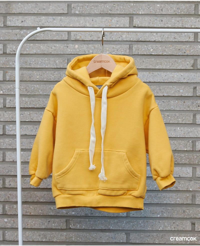 CREAMCOK - Korean Children Fashion - #Kfashion4kids - Simple Fleece Hoody - 5