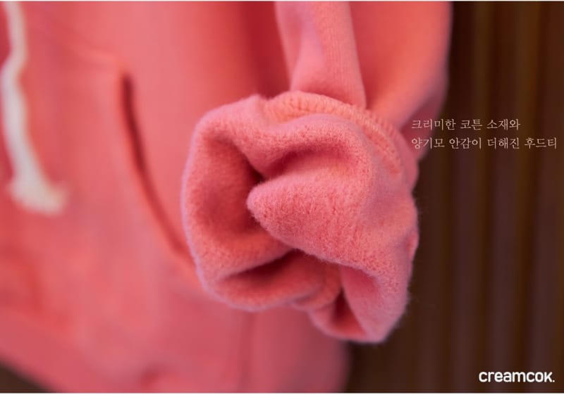 CREAMCOK - Korean Children Fashion - #Kfashion4kids - Simple Fleece Hoody - 8