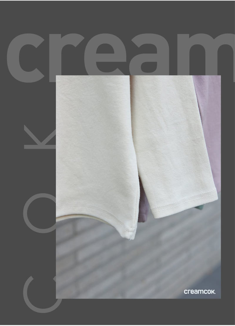 CREAMCOK - Korean Children Fashion - #Kfashion4kids - Cloud Half Turtleneck Tee - 12