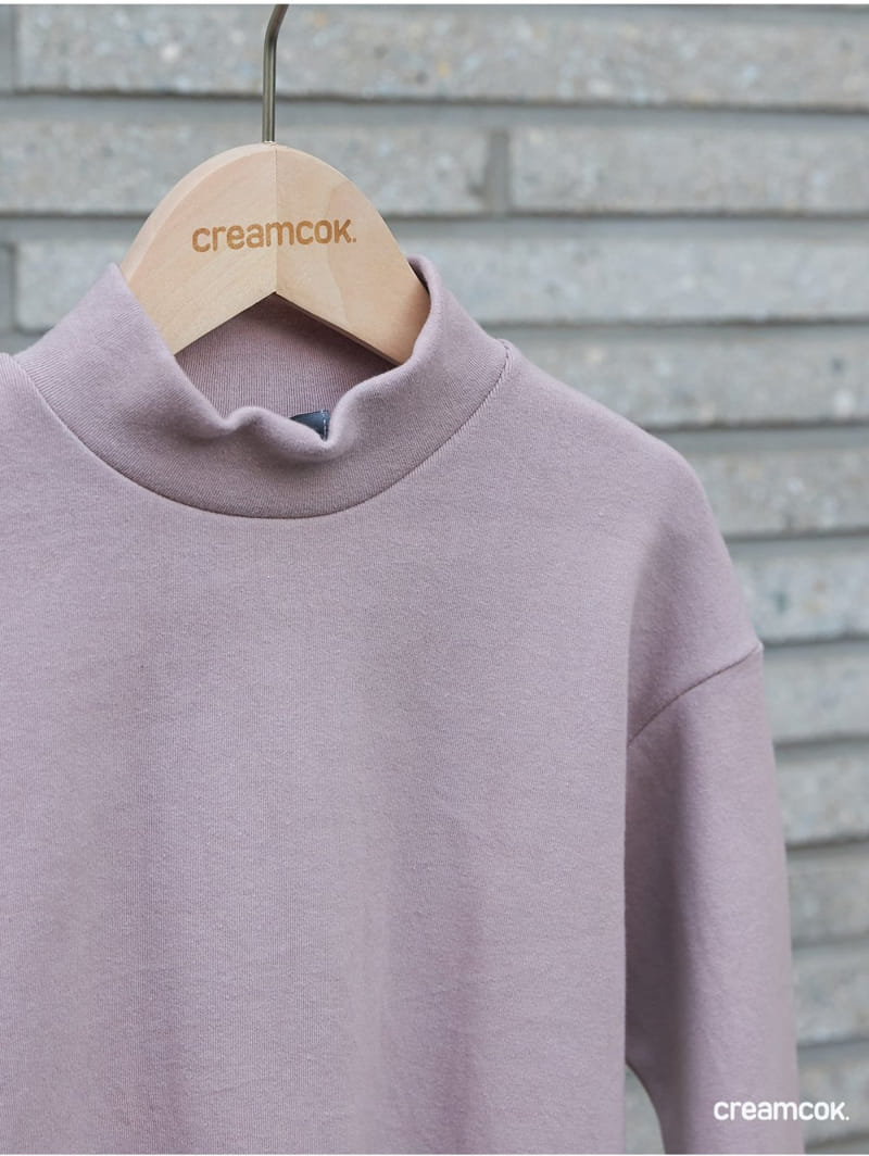 CREAMCOK - Korean Children Fashion - #Kfashion4kids - Cloud Half Turtleneck Tee - 4