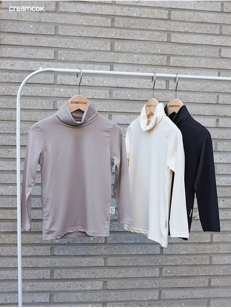 CREAMCOK - Korean Children Fashion - #Kfashion4kids - 37 5 Turtleneck Tee - 2