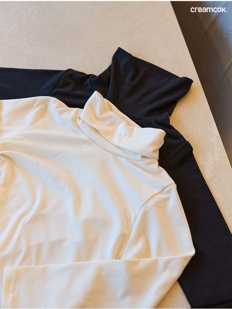 CREAMCOK - Korean Children Fashion - #Kfashion4kids - 37 5 Turtleneck Tee - 4
