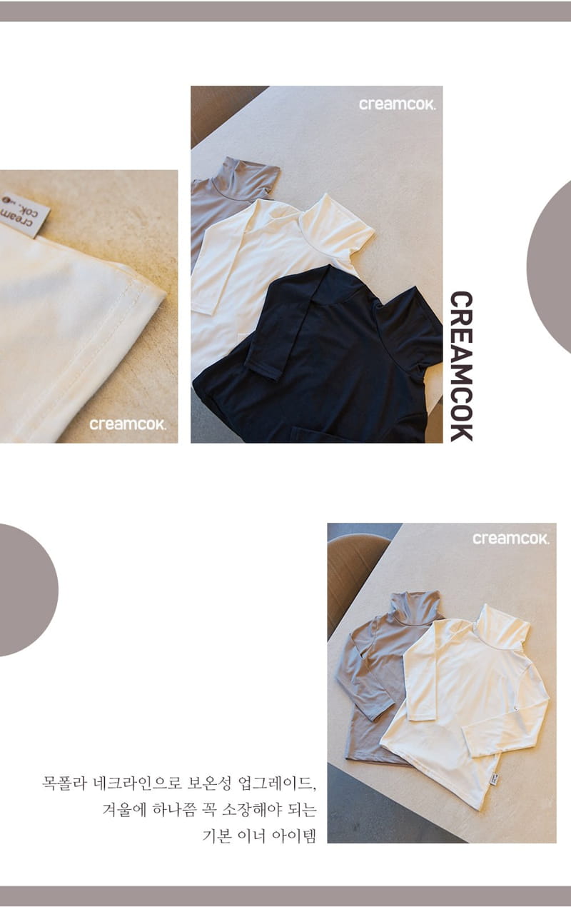 CREAMCOK - Korean Children Fashion - #Kfashion4kids - 37 5 Turtleneck Tee - 5