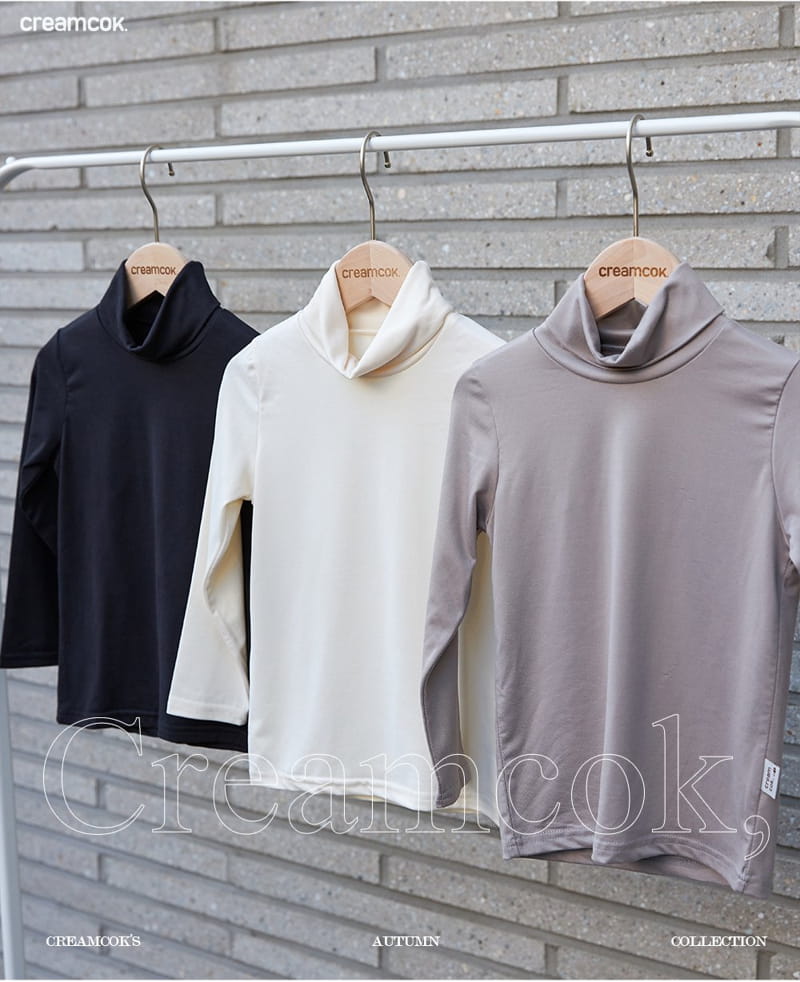 CREAMCOK - Korean Children Fashion - #Kfashion4kids - 37 5 Turtleneck Tee - 6