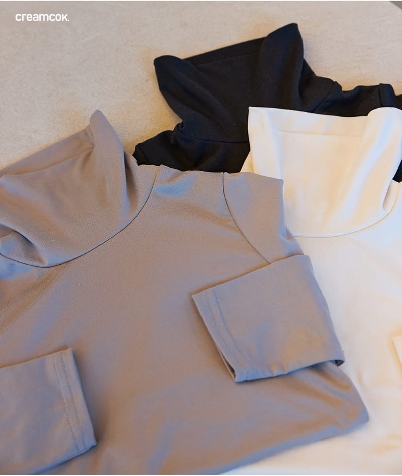 CREAMCOK - Korean Children Fashion - #Kfashion4kids - 37 5 Turtleneck Tee - 7