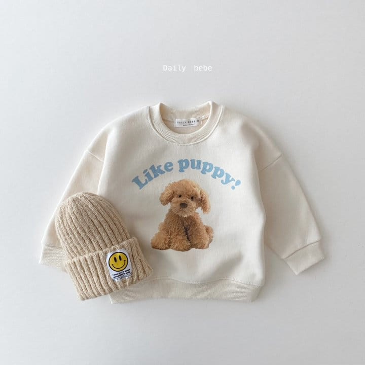 DAILY BEBE - Korean Children Fashion - #Kfashion4kids - Puppy Sweatshirt