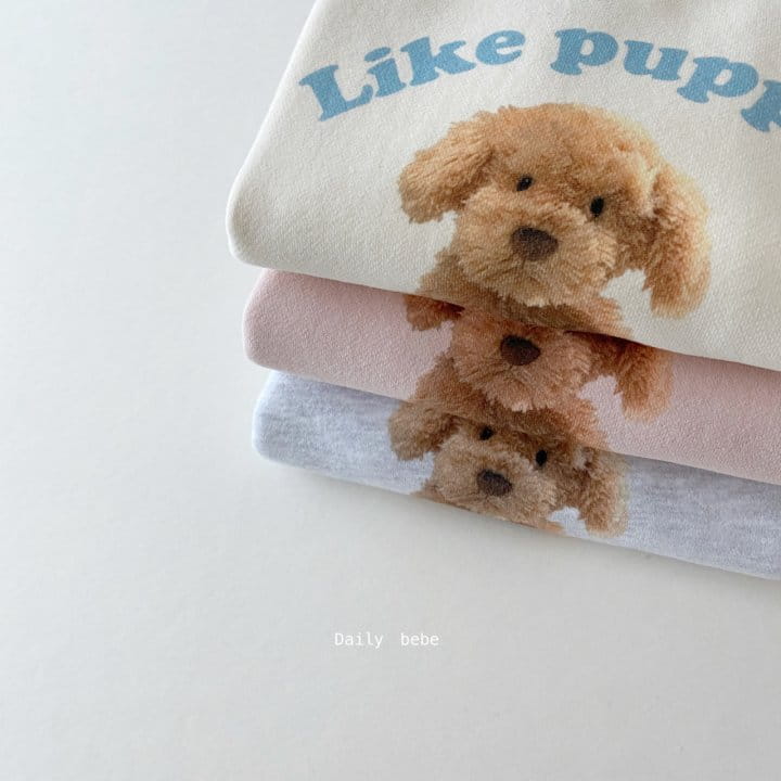 DAILY BEBE - Korean Children Fashion - #Kfashion4kids - Puppy Sweatshirt - 12