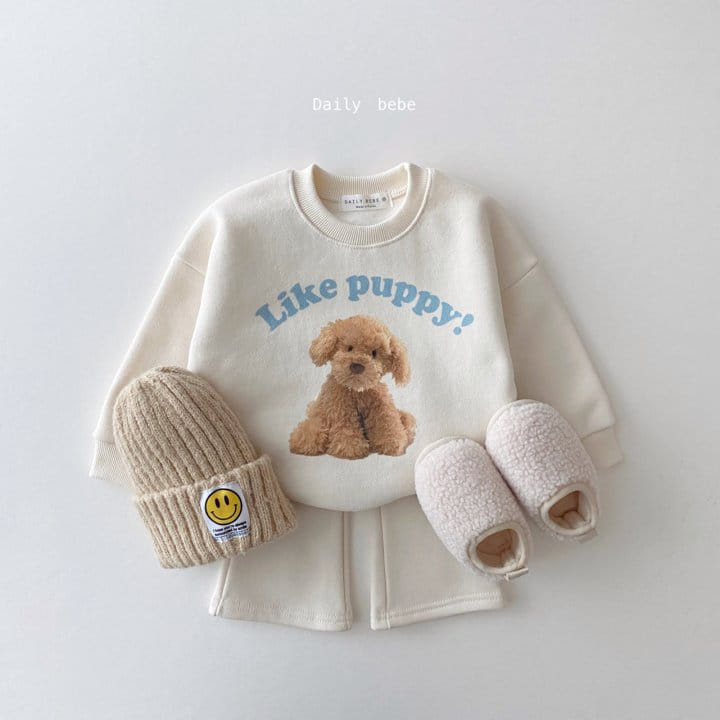 DAILY BEBE - Korean Children Fashion - #Kfashion4kids - Puppy Sweatshirt - 3