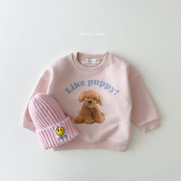 DAILY BEBE - Korean Children Fashion - #Kfashion4kids - Puppy Sweatshirt - 5