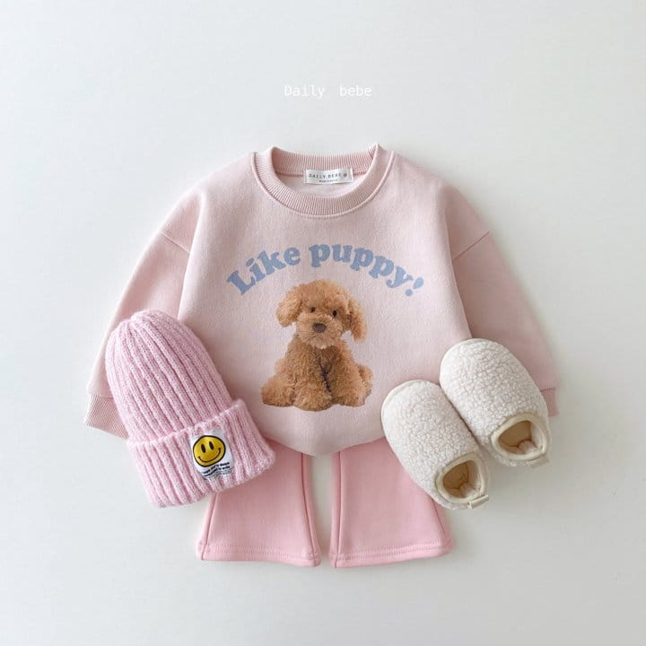 DAILY BEBE - Korean Children Fashion - #Kfashion4kids - Puppy Sweatshirt - 7