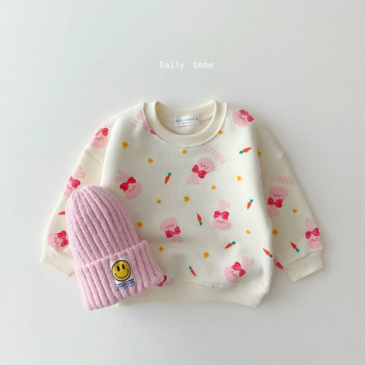 DAILY BEBE - Korean Children Fashion - #Kfashion4kids - Pattern Sweatshirt