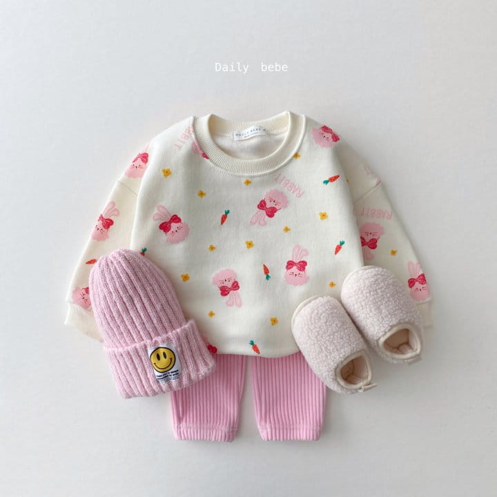 DAILY BEBE - Korean Children Fashion - #Kfashion4kids - Pattern Sweatshirt - 3