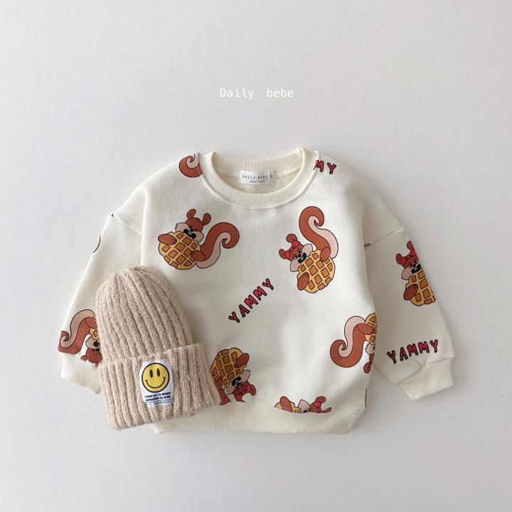 DAILY BEBE - Korean Children Fashion - #Kfashion4kids - Pattern Sweatshirt - 5