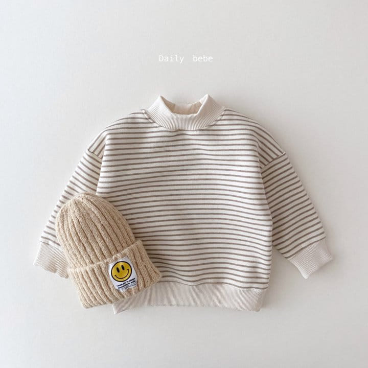 DAILY BEBE - Korean Children Fashion - #Kfashion4kids - Half Turtleneck Sweatshirt - 5