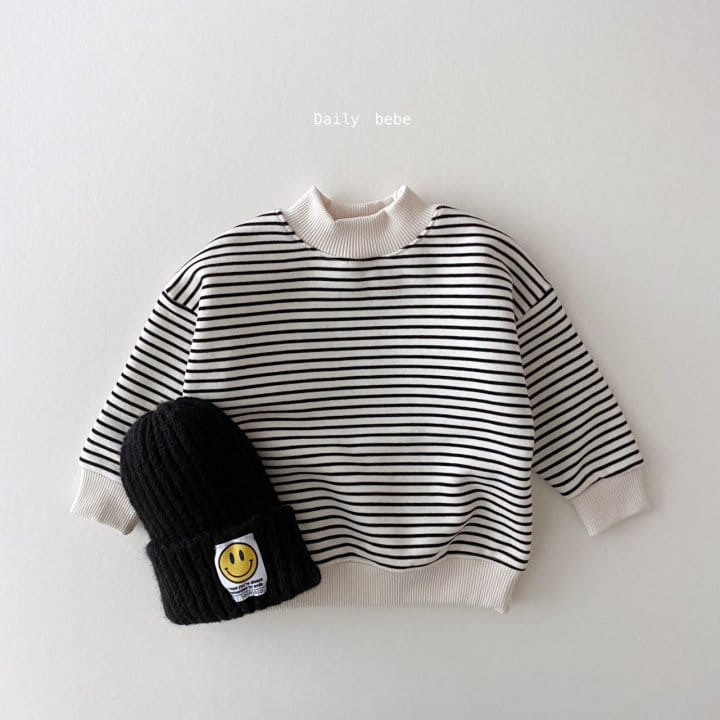 DAILY BEBE - Korean Children Fashion - #Kfashion4kids - Half Turtleneck Sweatshirt - 7