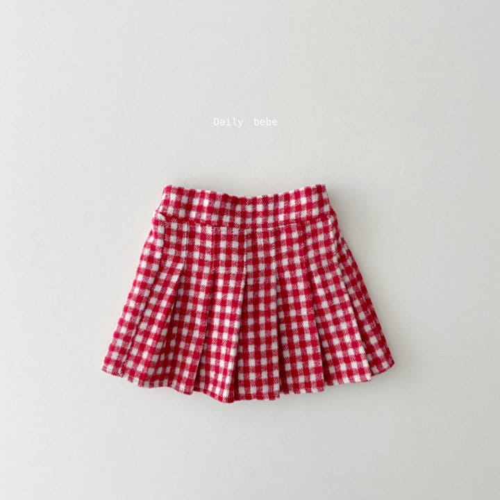 DAILY BEBE - Korean Children Fashion - #Kfashion4kids - Winter Tennis Skirt