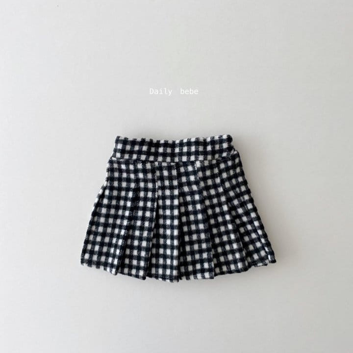 DAILY BEBE - Korean Children Fashion - #Kfashion4kids - Winter Tennis Skirt - 3