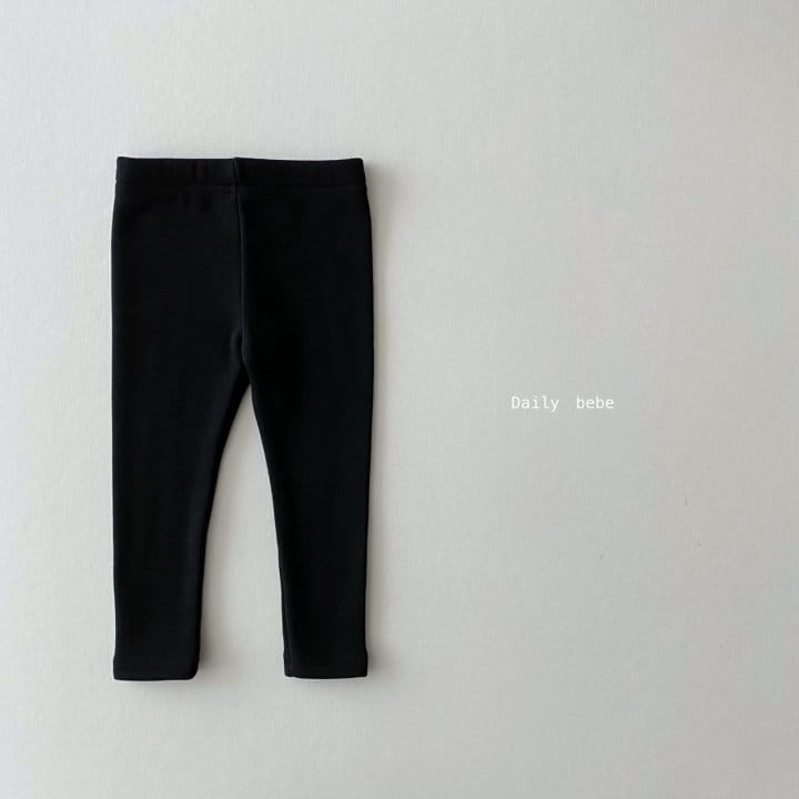 DAILY BEBE - Korean Children Fashion - #Kfashion4kids - Mink Basic Leggings - 4