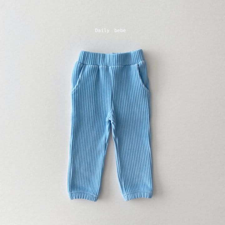DAILY BEBE - Korean Children Fashion - #Kfashion4kids - Veloure Jogger Pants - 4