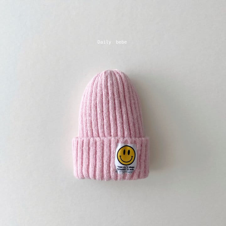 DAILY BEBE - Korean Children Fashion - #Kfashion4kids - Alpaca Smile Beanie - 3