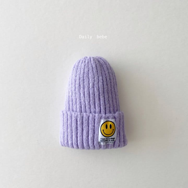 DAILY BEBE - Korean Children Fashion - #Kfashion4kids - Alpaca Smile Beanie - 4