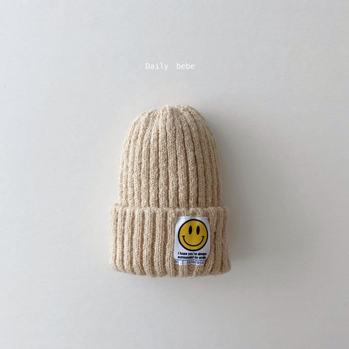 DAILY BEBE - Korean Children Fashion - #Kfashion4kids - Alpaca Smile Beanie - 5