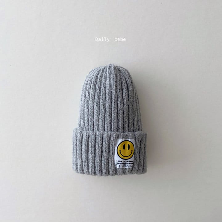 DAILY BEBE - Korean Children Fashion - #Kfashion4kids - Alpaca Smile Beanie - 6
