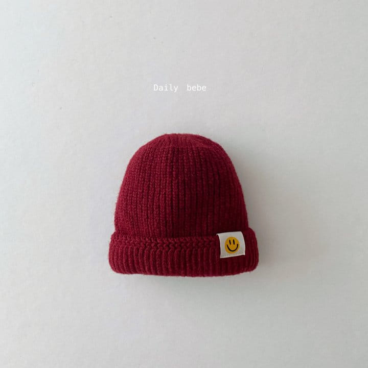 DAILY BEBE - Korean Children Fashion - #Kfashion4kids - Smile Short Beanie