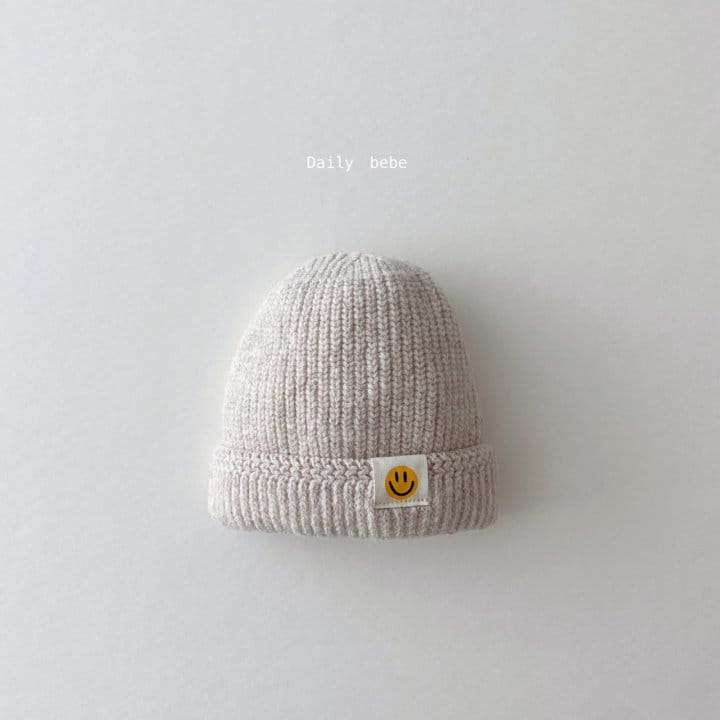 DAILY BEBE - Korean Children Fashion - #Kfashion4kids - Smile Short Beanie - 3