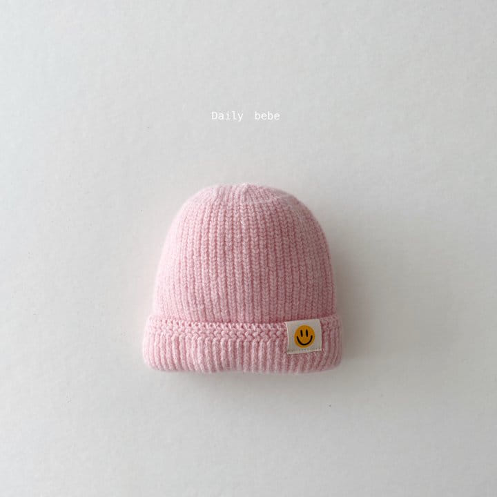 DAILY BEBE - Korean Children Fashion - #Kfashion4kids - Smile Short Beanie - 5