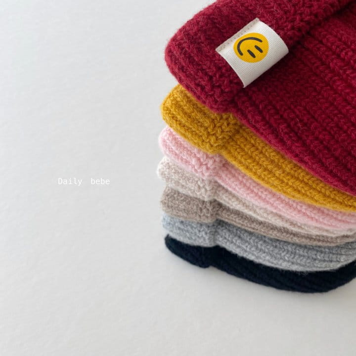 DAILY BEBE - Korean Children Fashion - #Kfashion4kids - Smile Short Beanie - 9