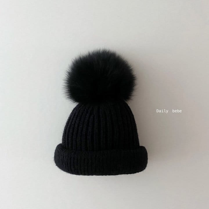 DAILY BEBE - Korean Children Fashion - #Kfashion4kids - Pom Pom Beanie - 5