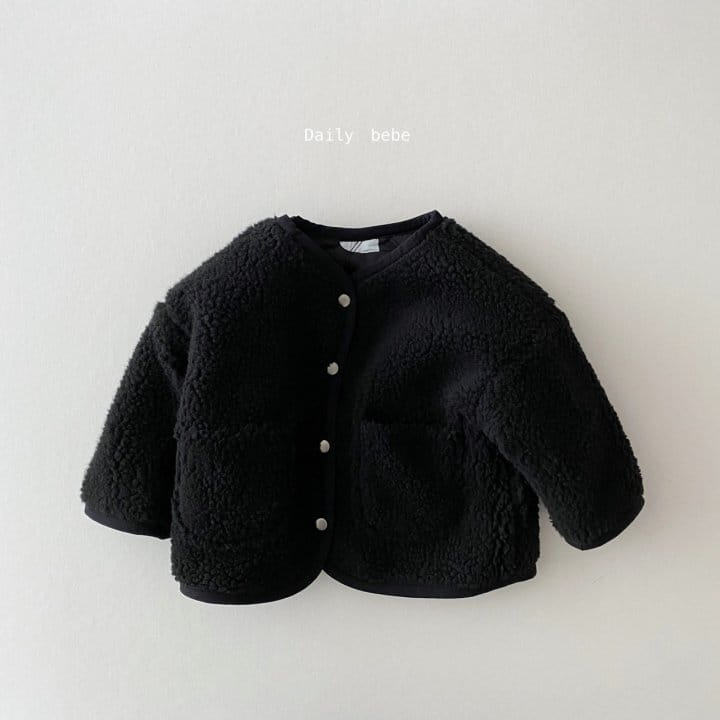 DAILY BEBE - Korean Children Fashion - #Kfashion4kids - Reversible Simple Quilitng Jumper - 6