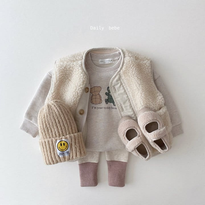 DAILY BEBE - Korean Children Fashion - #Kfashion4kids - Fleece Vest Jacket - 4