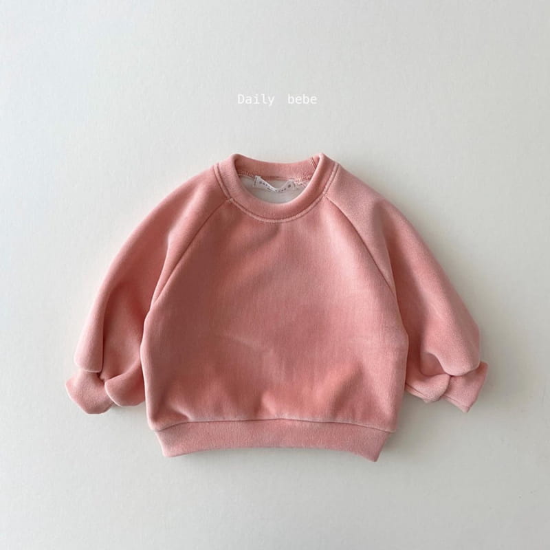 DAILY BEBE - Korean Children Fashion - #Kfashion4kids - Veloure Bootscut Top Bottom Set - 2