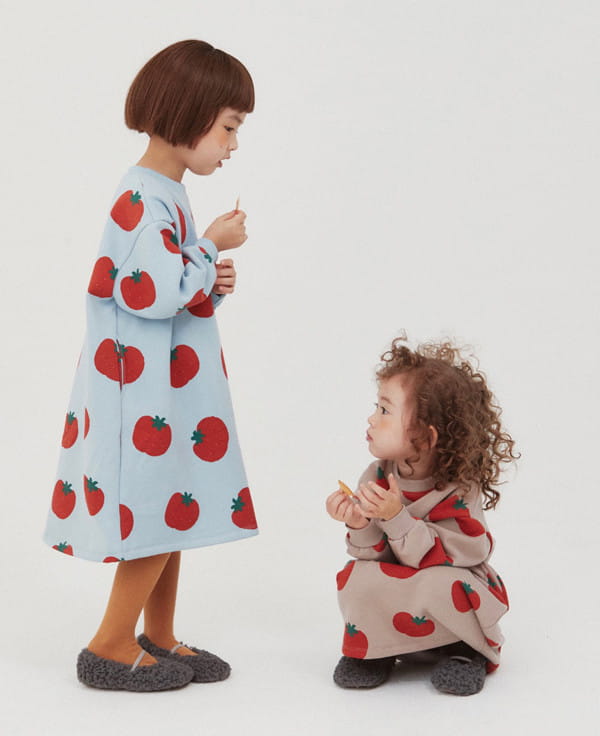 DALKOMHAI - Korean Children Fashion - #Kfashion4kids - Tomato One-piece