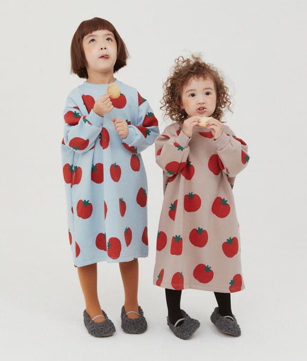 DALKOMHAI - Korean Children Fashion - #Kfashion4kids - Tomato One-piece - 2