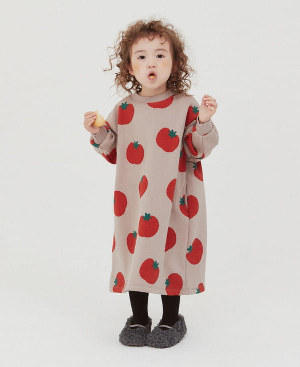 DALKOMHAI - Korean Children Fashion - #Kfashion4kids - Tomato One-piece - 3