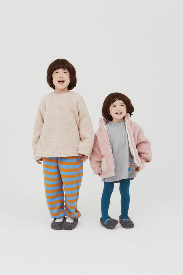 DALKOMHAI - Korean Children Fashion - #Kfashion4kids - Horizontal Line Pants - 8