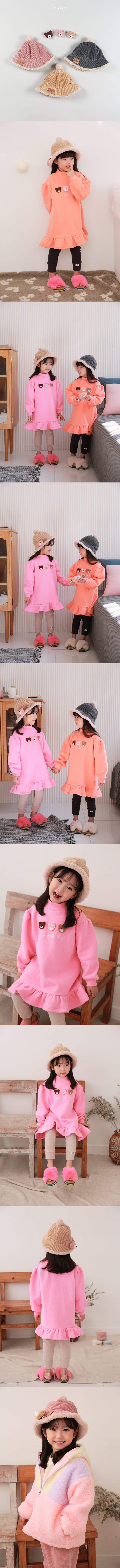 DALLA - Korean Children Fashion - #Kfashion4kids - Label Bucket Hat