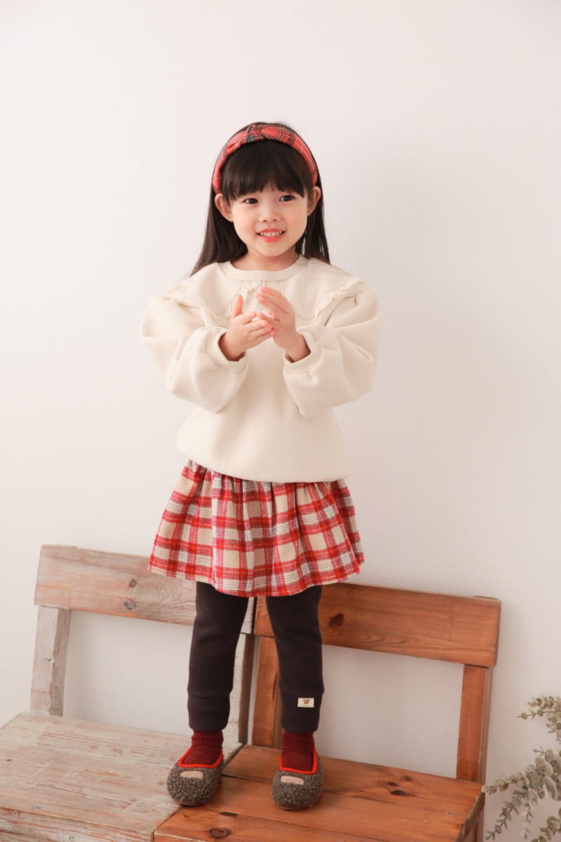 DALLA - Korean Children Fashion - #Kfashion4kids - Signiture Check Skirt - 10