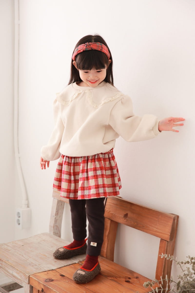 DALLA - Korean Children Fashion - #Kfashion4kids - Signiture Check Skirt - 11